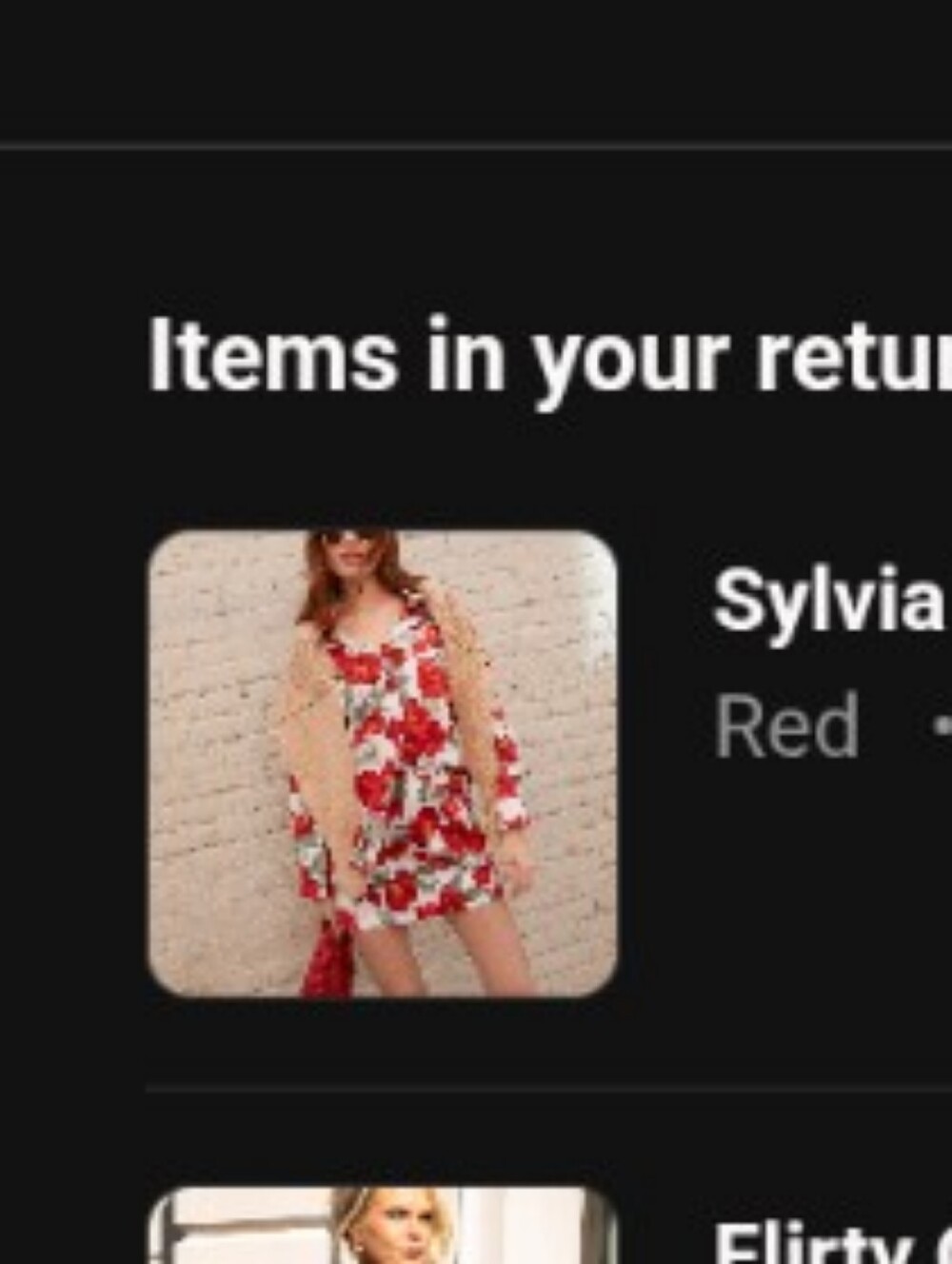 New Vici Sylvia Floral Button Down Top in Red and White Small